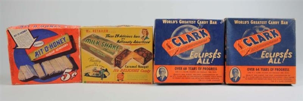 LOT OF 4: CANDY VENDOR BOXES.                     