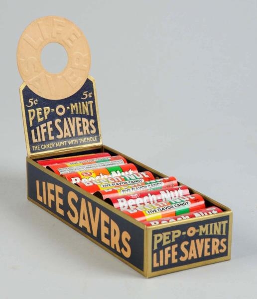 EARLY LIFE SAVERS DISPLAY BOX.                    
