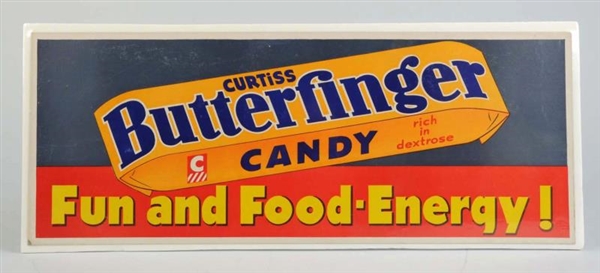 BUTTERFINGER CANDY TROLLEY SIGN.                  