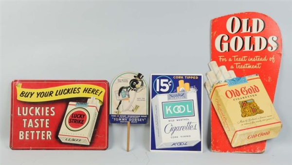 LOT OF 4: CIGARETTE ADVERTISING ITEMS.            