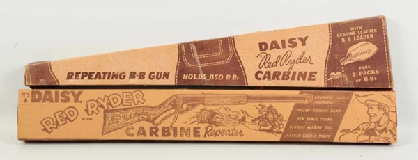 LOT OF 2: DAISY RED RYDER BB GUN BOXES.           