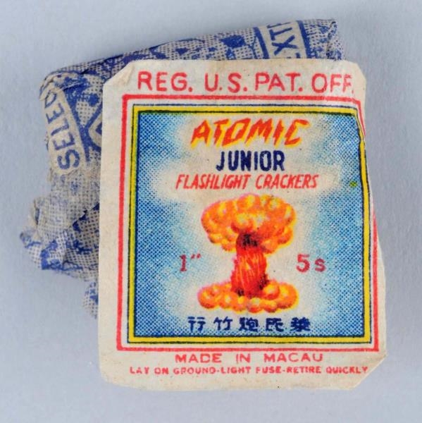 ATOMIC JUNIOR 5 PACK FIRECRACKERS-PARTIAL PACK.   