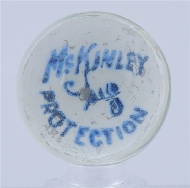 PRESIDENT MCKINLEY CAMPAIGN SULFIDE MARBLE.       