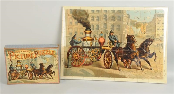 EARLY MCLOUGHLIN FIRE ENGINE PICTURE PUZZLE.      