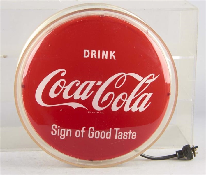 DRINK COCA COLA DOUBLE SIDED LIGHT-UP SIGN        