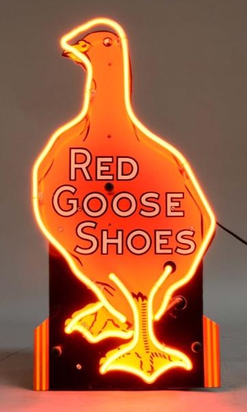 RED GOOSE SHOES NEON SIGN                         