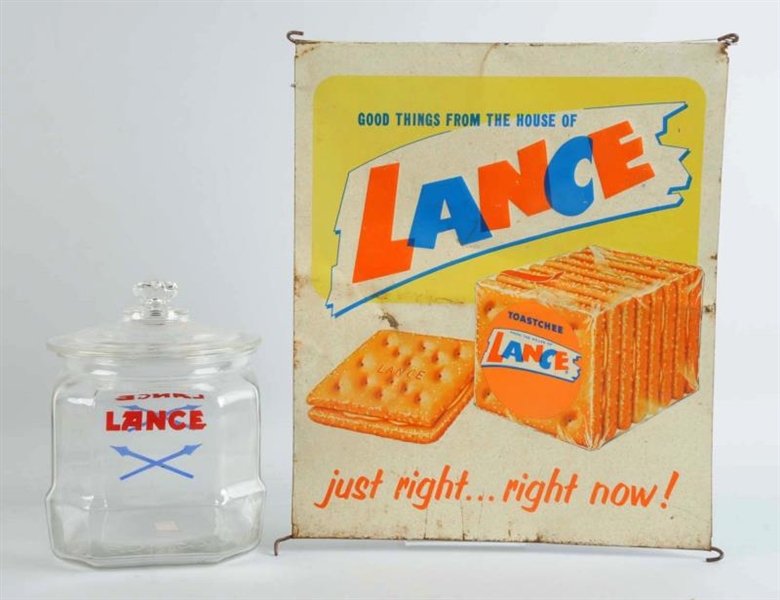 LOT OF 2: LANCE CRACKERS ITEMS.                   