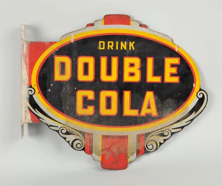 DOUBLE COLA FLANGE SIGN.                          