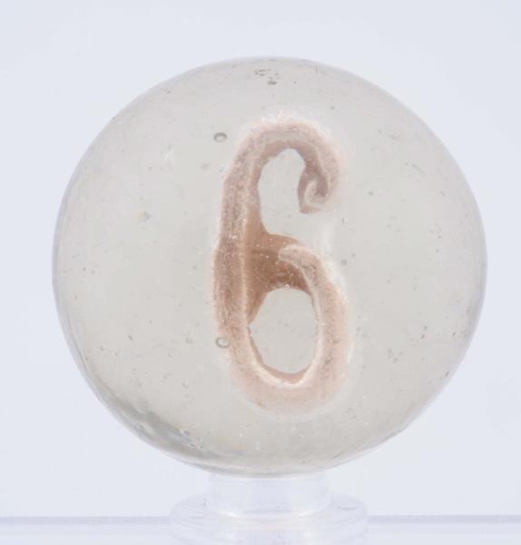 NUMERAL 9 SULPHIDE MARBLE.                        