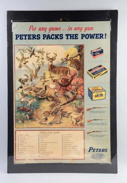 DUPONT PETERS AMMO PAPER POSTER.                  