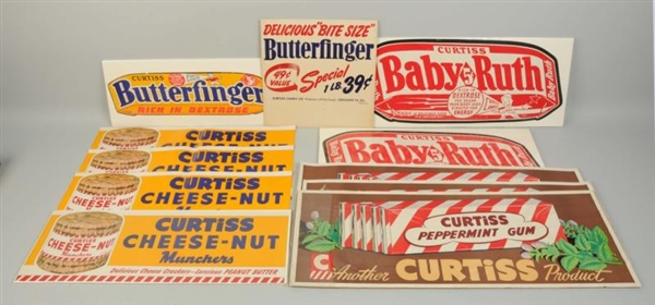 LOT OF 12:CURTISS CANDY SIGNS.                    