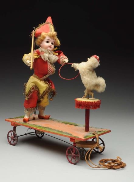 MECHANICAL CIRCUS PULL TOY.                       