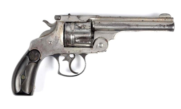 EARLY S&W NO. 3 NAVY D.A. .44 REVOLVER.           