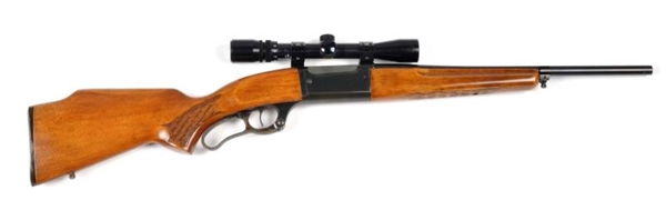 **SAVAGE MODEL 99E LEVER ACTION RIFLE.            