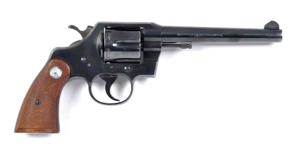 **COLT OFFICIAL POLICE DOUBLE ACTION REVOLVER.    