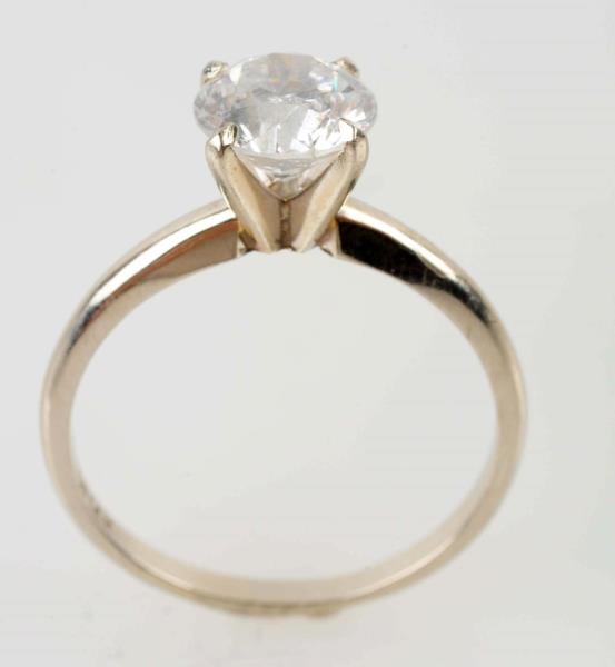 SOLITAIRE DIAMOND ENGAGEMENT RING.                
