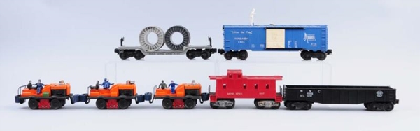 LIONEL 350 GANG CARS & ASSORTED ROLLING STOCK.    