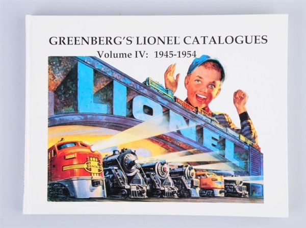 GREENBERGS LIONEL CATALOGUES VOLUME 4 1945-54.   