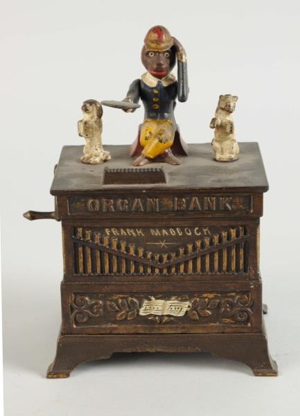 ORGAN BANK DANCING CAT & DOG.                     