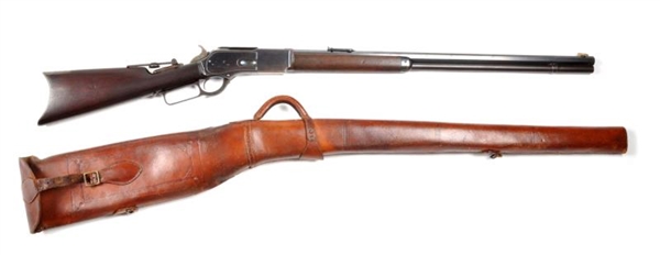 HIGH CONDITION WIN. MOD 1876 RIFLE & ORIG. CASE.  