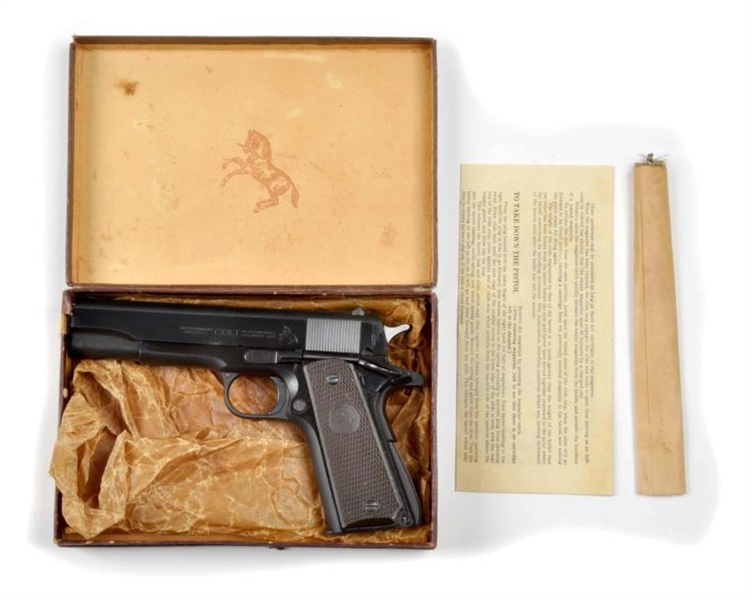 **BOXED COLT MODEL 1911 A1 PISTOL (CONS. NUMBERS).