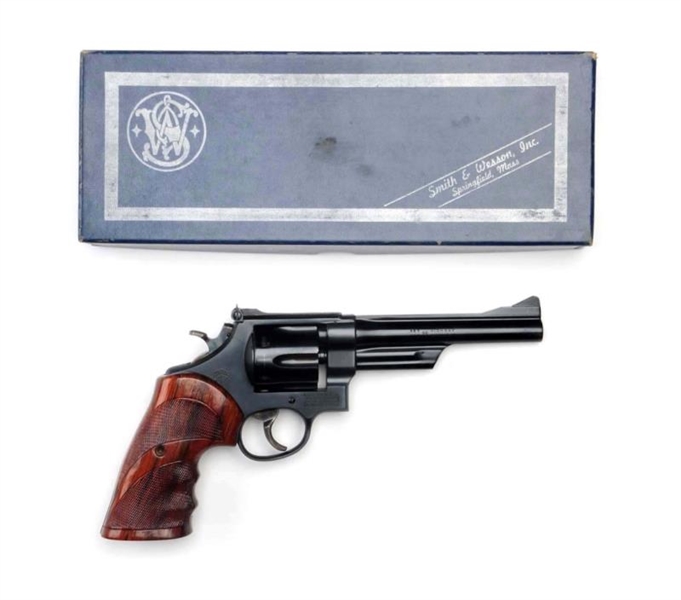**BOXED S&W MODEL 28-2 DOUBLE ACTION REVOLVER.    