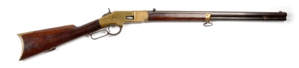FINE HENRY PAT. 1866 LEVER ACTION RIFLE.          