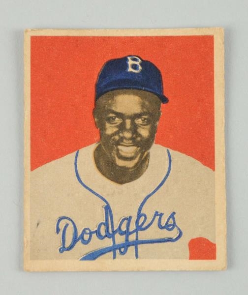 1949 BOWMAN JACKIE ROBINSON BASEBALL CARD.        