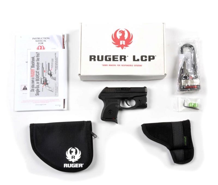 **MIB RUGER LCP SEMI-AUTOMATIC PISTOL.            