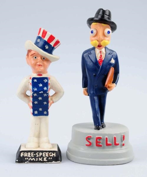 LOT OF 2: ADVERTISING FIGURES.                    