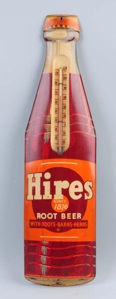 HIRES ROOT BEER BOTTLE THERMOMETER.               