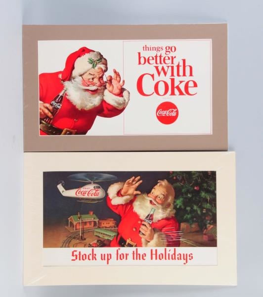 LOT OF 2: COCA -COLA HOLIDAY POSTERS.             