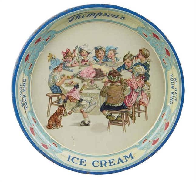 THOMPSONS ICE CREAM ADVERTISING TRAY             