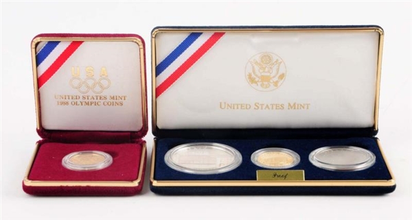 LOT OF 2: COMM. U.S. CAP. VISITOR CENTER COIN SETS