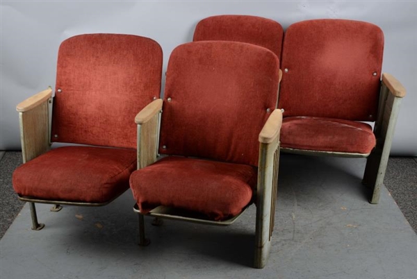 LOT OF 2: SETS OF MOVIE THEATER SEATS             