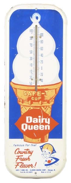 ORIGINAL DAIRY QUEEN SAFE-T-CUP THERMOMETER       