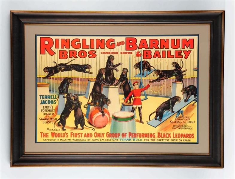 RINGLING BROS-BARNUM & BAILEY CIRCUS POSTER.      