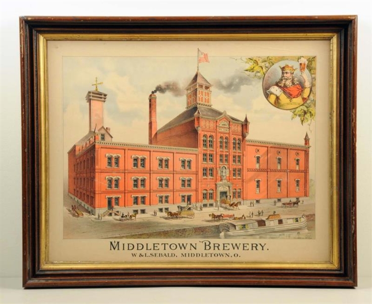 MIDDLETOWN BREWERY LITHOGRAPH.                    