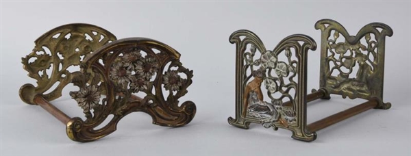CAST IRON ASSORTED SLIDE BOOKENDS.                