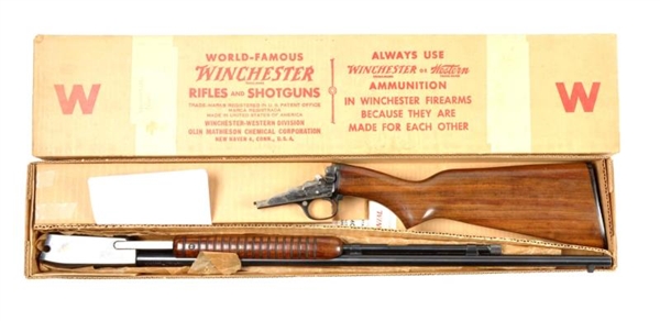 **BOXED WINCHESTER MOD 61 PUMP ACTION RIFLE (1959)