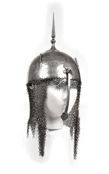 EARLY PERSIAN SPIKED HELMET.                      