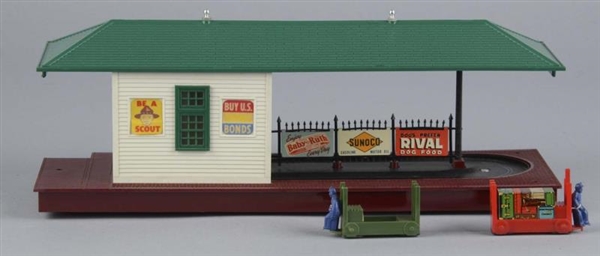 LIONEL #356 TRAIN FREIGHT STATION LIONELVILLE OB  