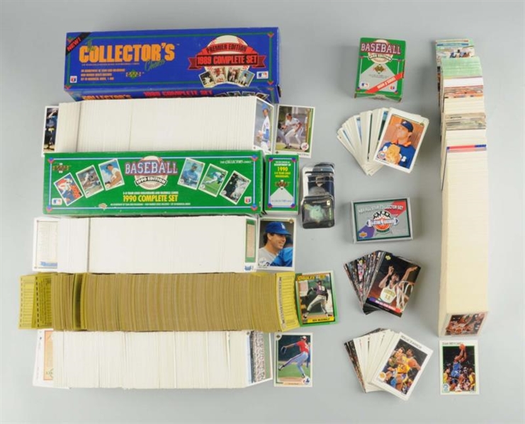 LARGE LOT OF CONT. BASEBALL & BASKETBALL CARDS.   