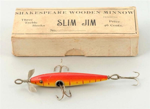 SHAKESPEARE SLIM JIM WITH INTRODUCTORY BOX.       