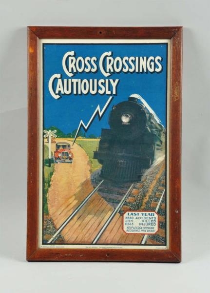 1928 "CROSS CROSSING CAUTIOUSLY".                 