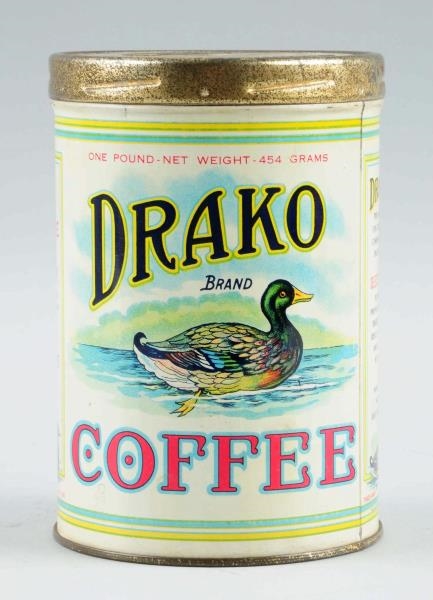 DRAKO COFFEE TIN.                                 