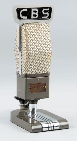 RCA MODEL 44-A CBS BROADCAST MICROPHONE.          