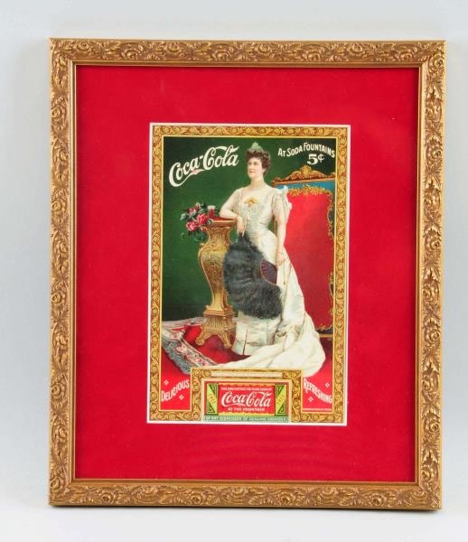 1904 COCA-COLA AD AND COUPON.                     