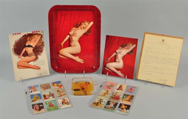 LOT OF 5: PIN-UP ITEMS.                           