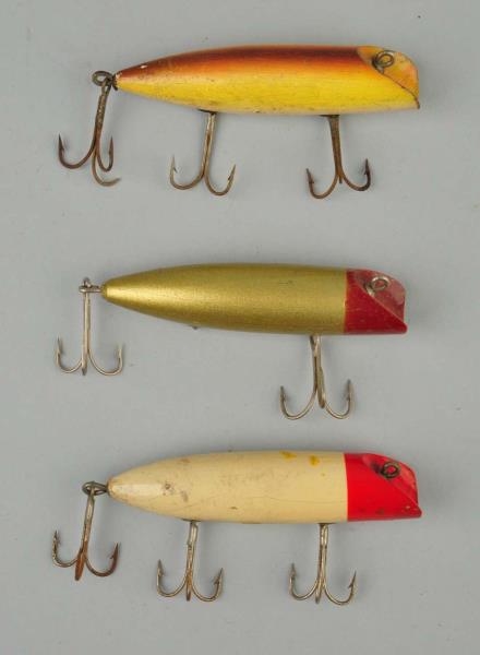 LOT OF 3: EARLY SOUTH BEND BAITS.                 